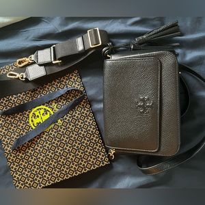 COPY - Tory Burch Thea Web Flap Crossbody Women's Bag With Gold-tone Hardware